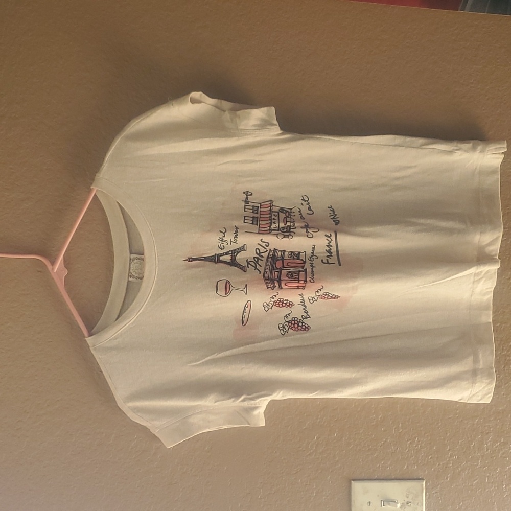 Paris theme shirt